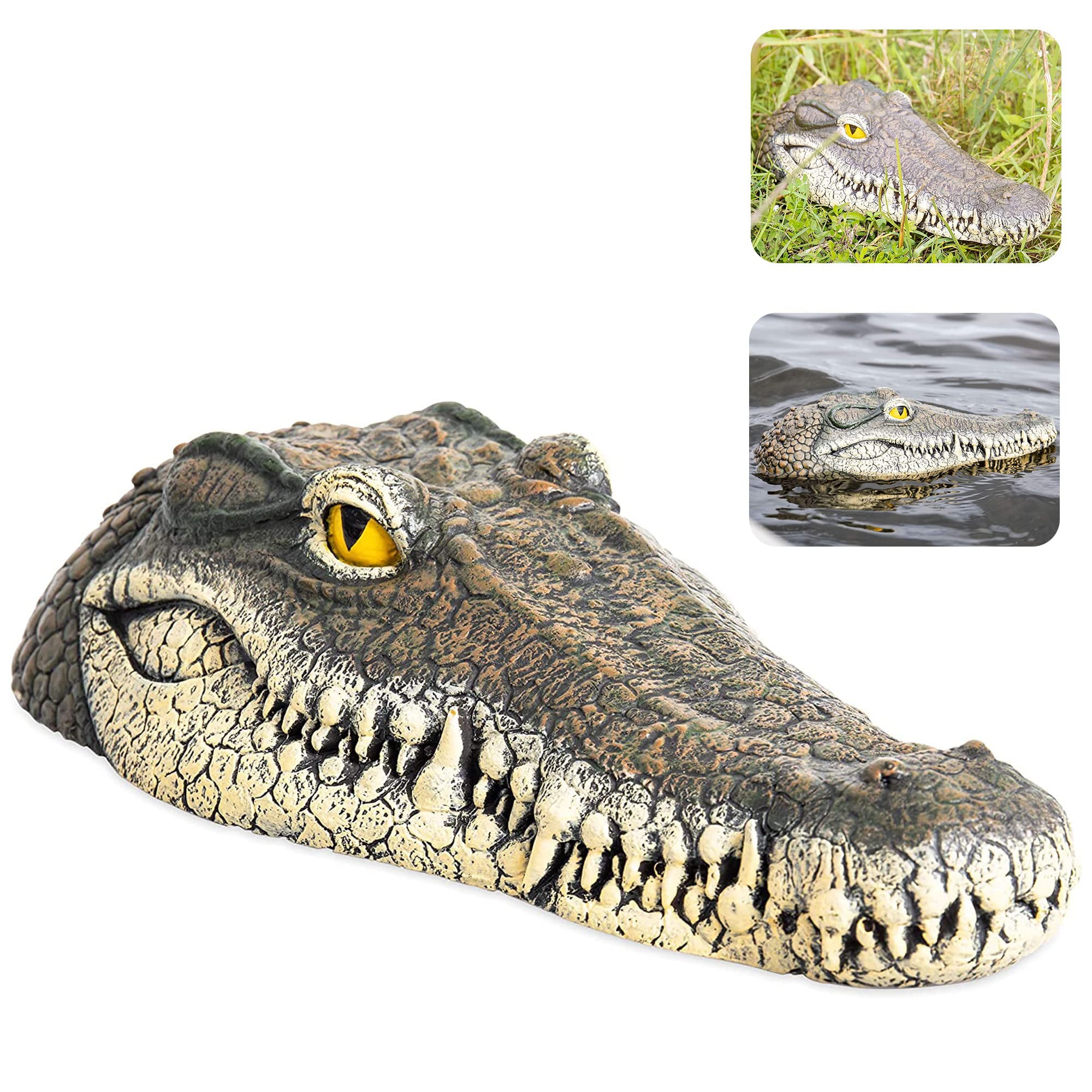 Homarden | Alligator Pool Float Prank Stuff 13 X 6 X 3 Inches - Decor