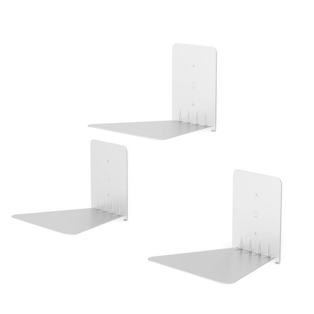 Set Of 3 Conceal Floating Large Shelves Umbra