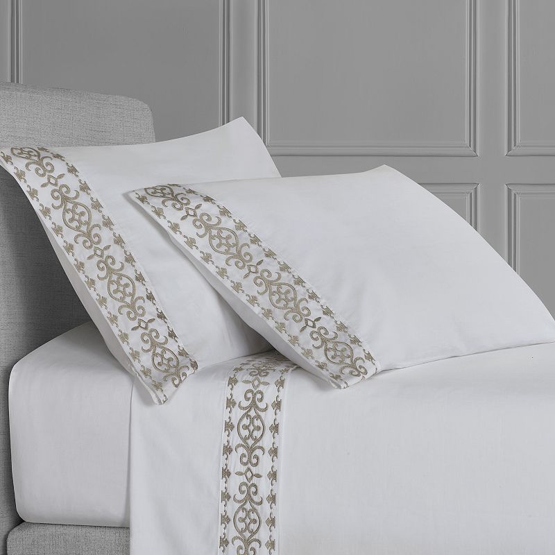 Five Queens Court Medallion Sheet Set