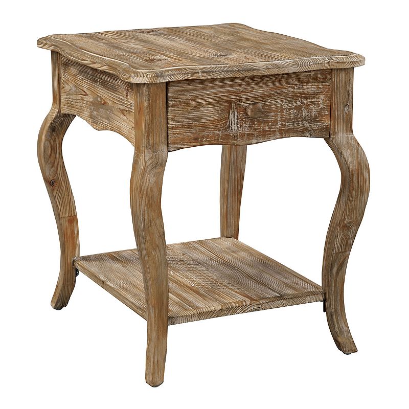 Alaterre Rustic Reclaimed Wood End Table