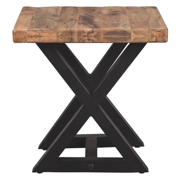 Signature Design by Ashley， Wesling Casual Light Brown End Table