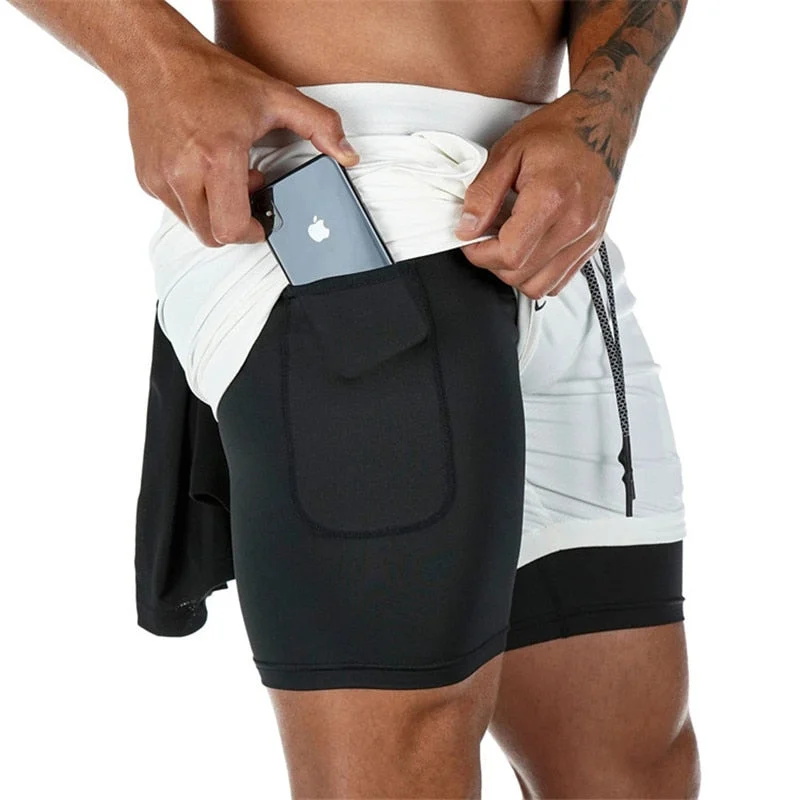 (Buy 2 FREE SHIPPING)Mens Workout Shorts