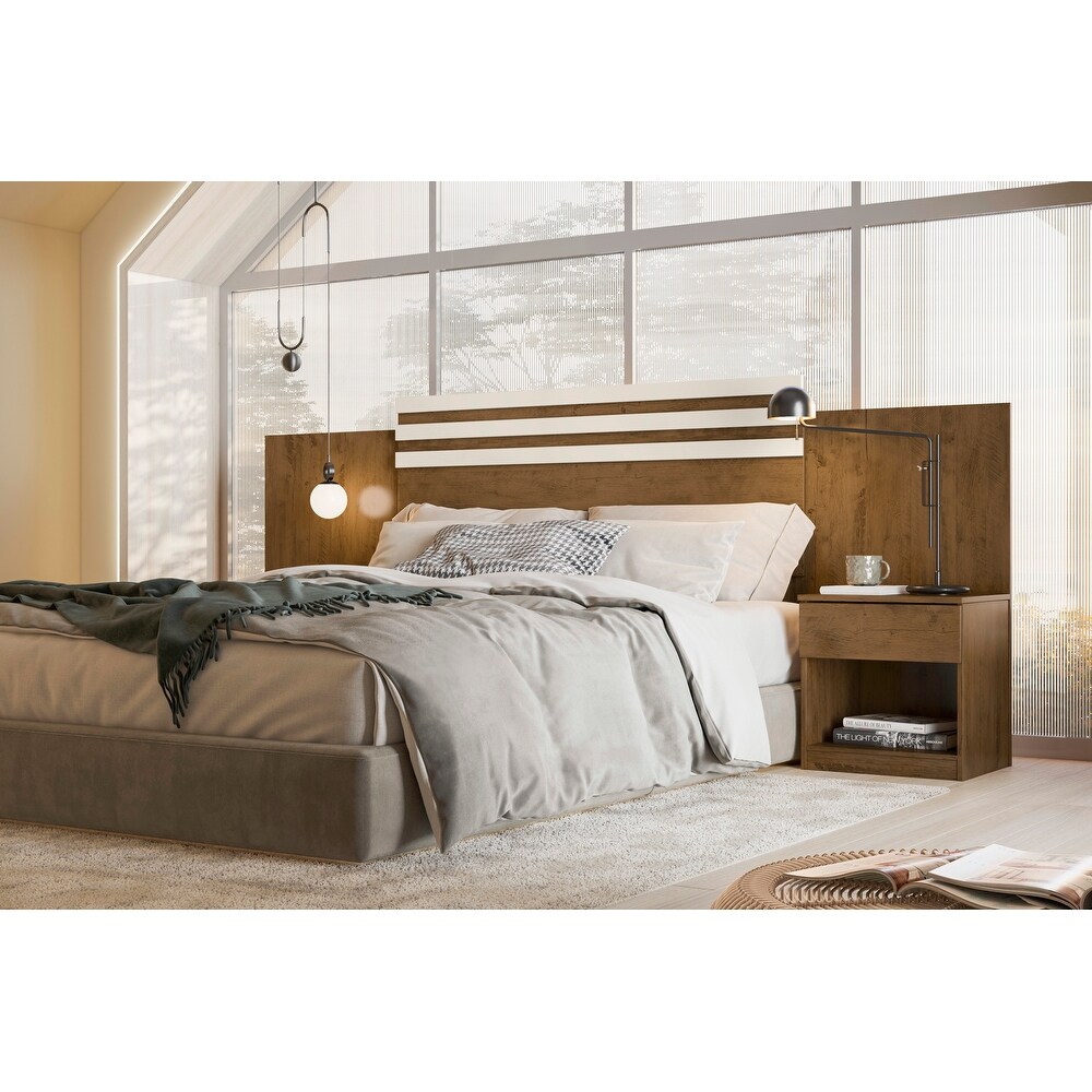 Headboard Dhara Brown/Off White Flex High quality  durable  simple atmosphere