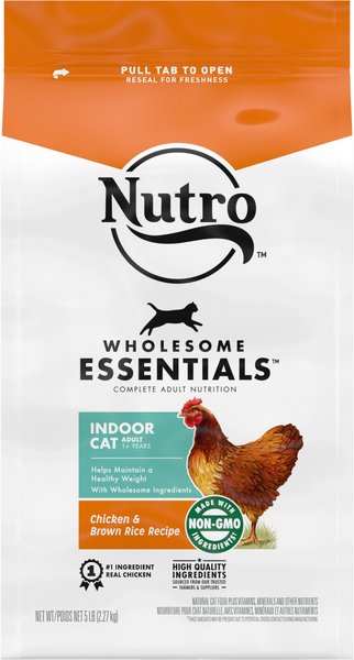 Nutro Wholesome Essentials Indoor Chicken and Brown Rice Recipe Adult Dry Cat Food