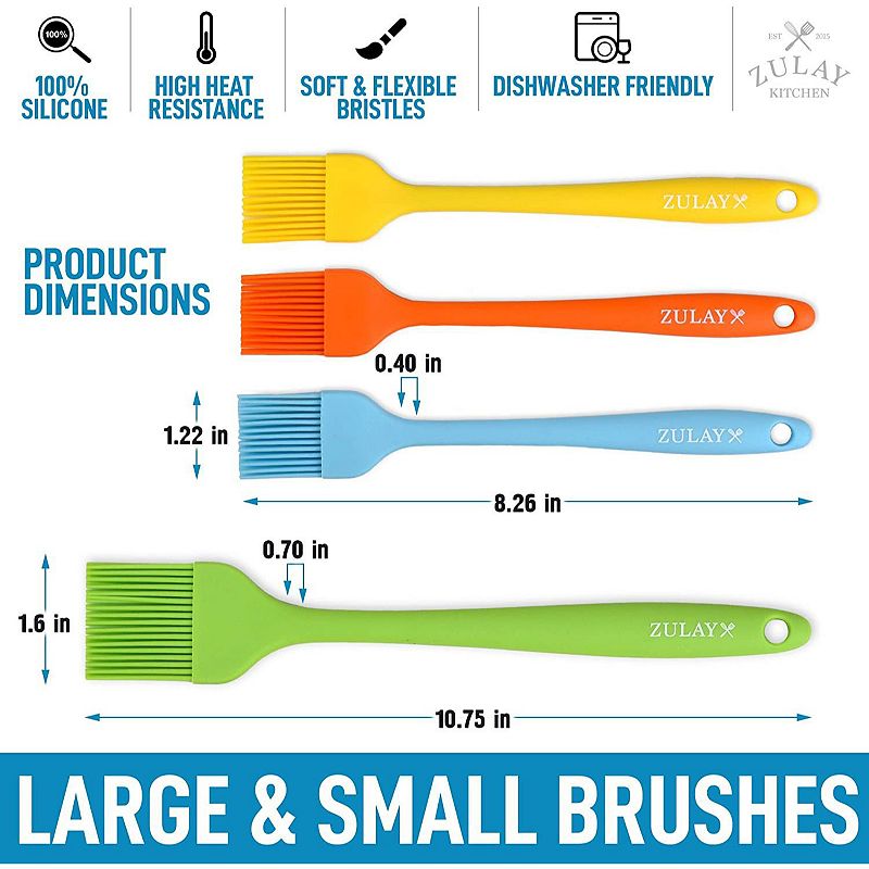 Pastry Brush - 4 Piece Set