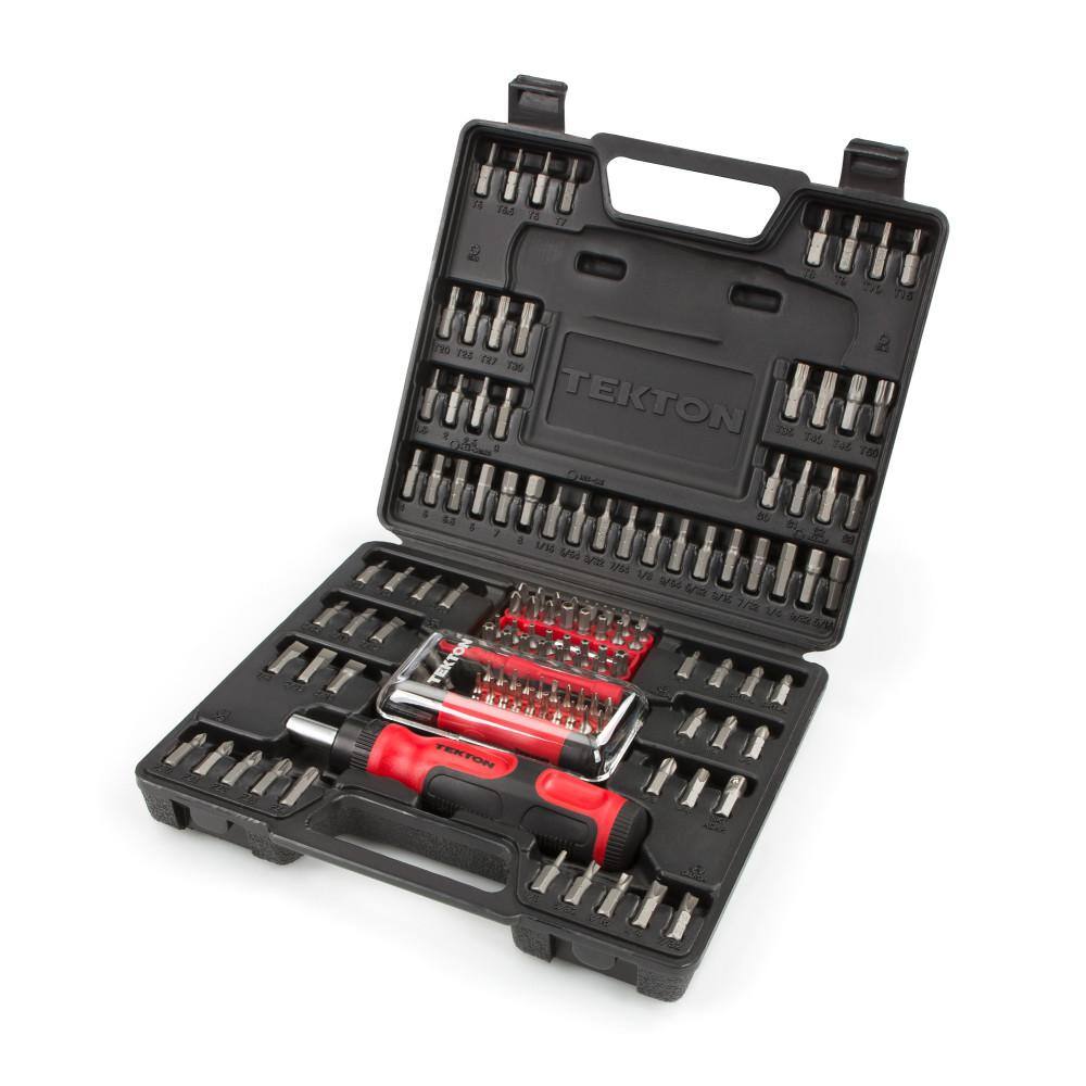 TEKTON Ratchet Screwdriver and Bit Set (135-Piece) 2841