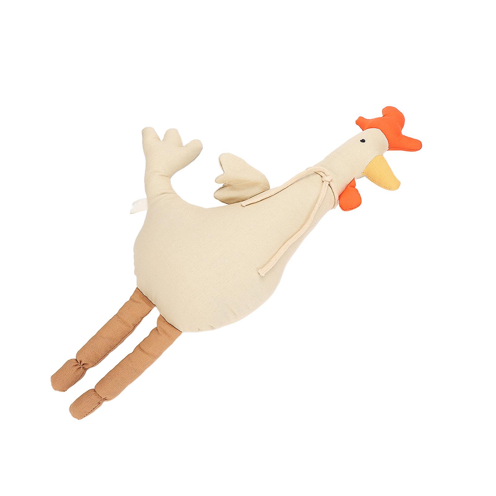 Cartoon Chicken Doll Soft Adorable Rooster Doll Toy for Children's Room Decoration Shooting Props