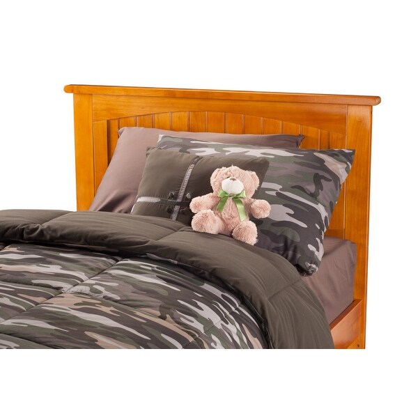 Nantucket Solid Hardwood Cottage Style Panel Headboard with Attachable USB Charger - - 12512762