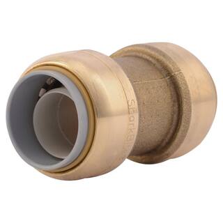 SharkBite 34 in. Push-to-Connect Brass Polybutylene Conversion Coupling Fitting U4016LFA