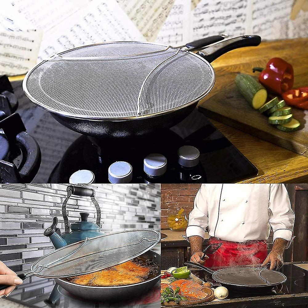 Grease Splatter Screen，splatter Screen For Frying Pan 13