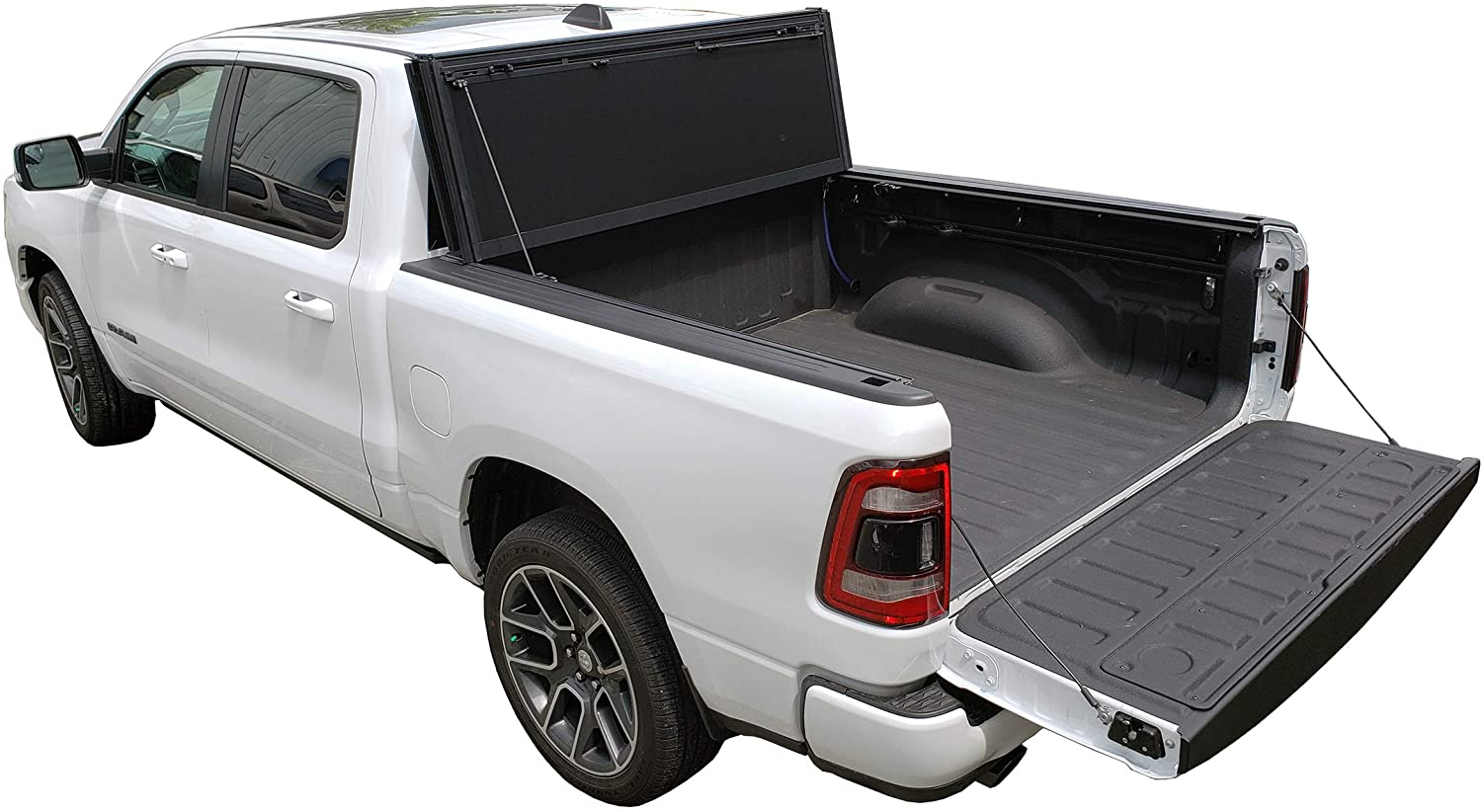 Galaxy Auto Low Profile Hard Tri-Fold for 2015-23 Ford F150 5.5' Bed - Flush Mount Trifold Truck Bed Tonneau Cover