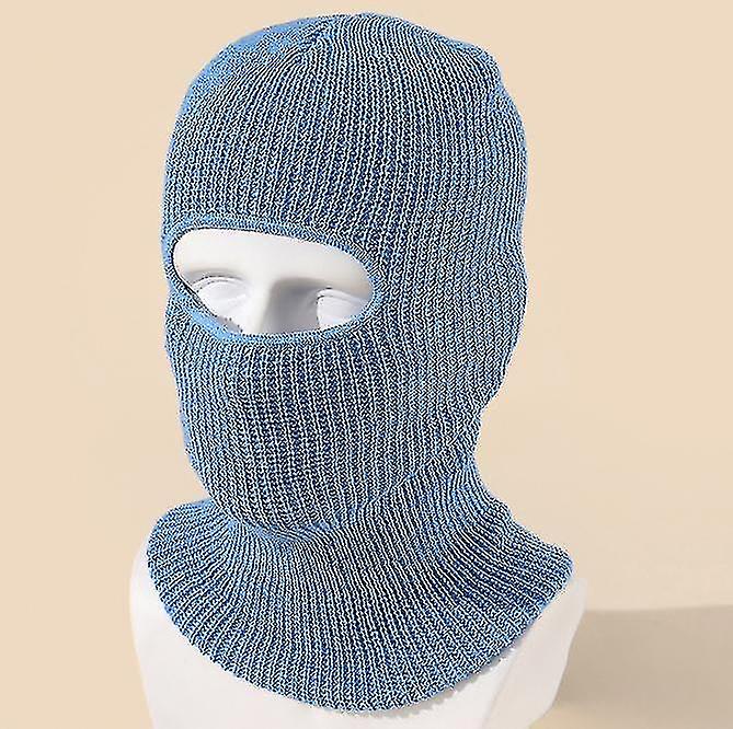 14 Colors Unisex Ski Mask Winter Warm 1-hole Knit Hat Full Face Cover Cap Funny Party Beanies Riding Hats