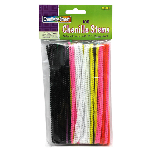 Chenille Kraft CK 710001 Chenille Stems Assorted 6...