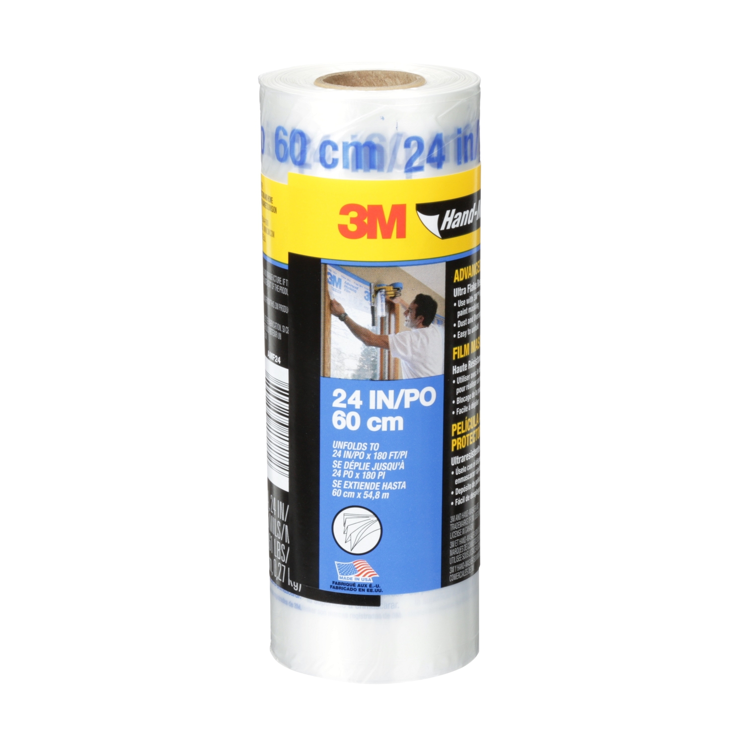 3M Hand-Masker 24 ft. W X 180 ft. L Plastic Masking Film 1 pk