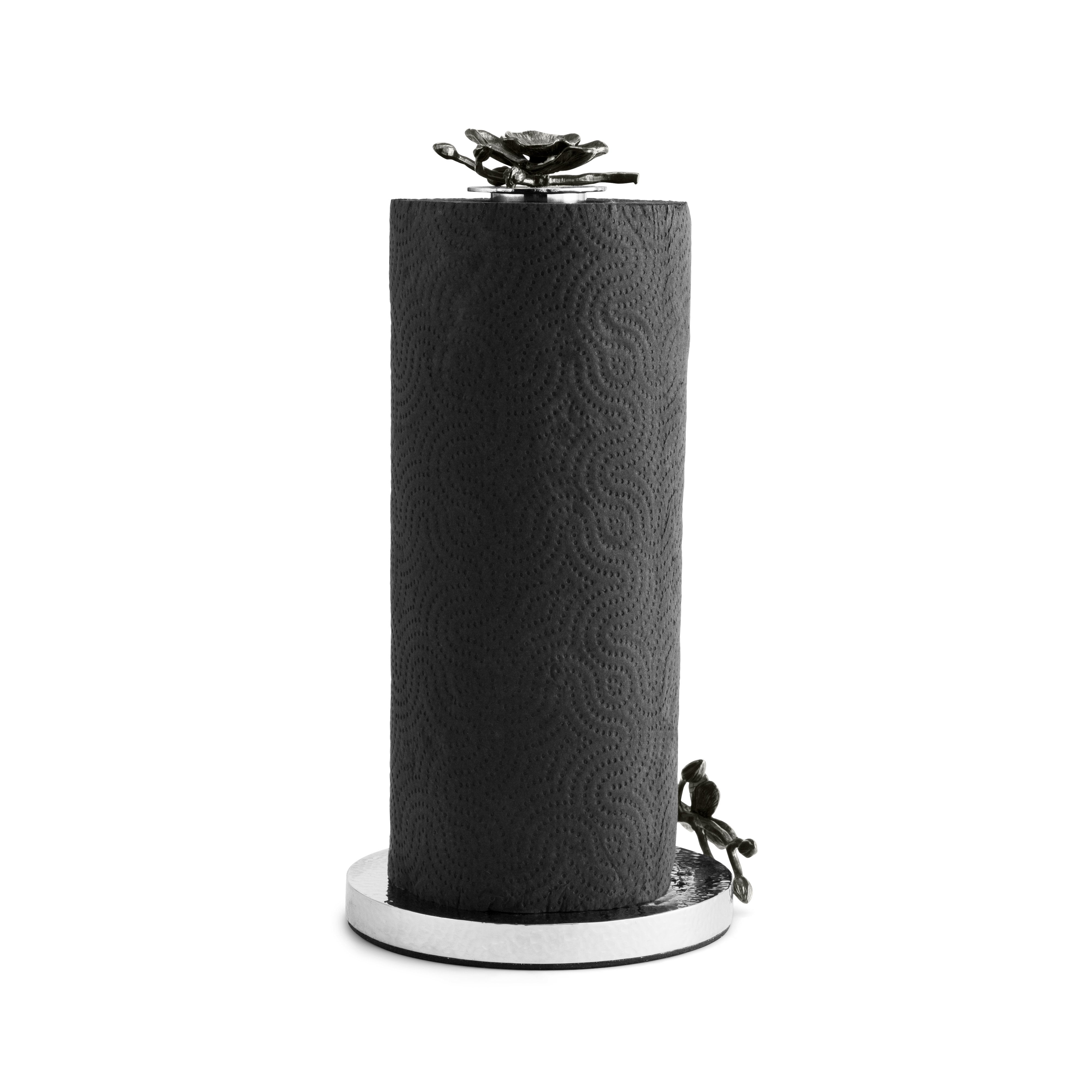 Black Orchid Paper Towel Holder