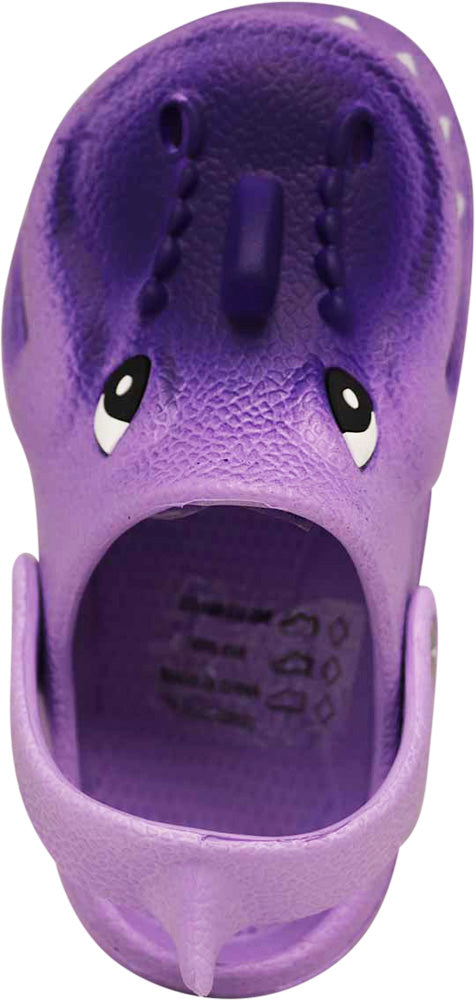 NORTY Toddler Girls Comfort Clogs Female Mules Sandals Purple Gator