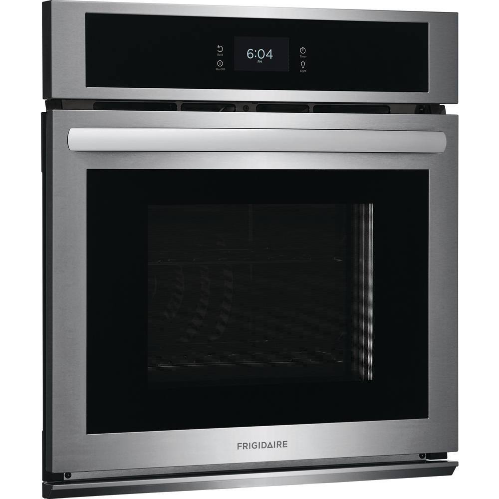 Frigidaire 27 in. Single Electric Wall Oven with Convection in Stainless Steel FCWS2727AS