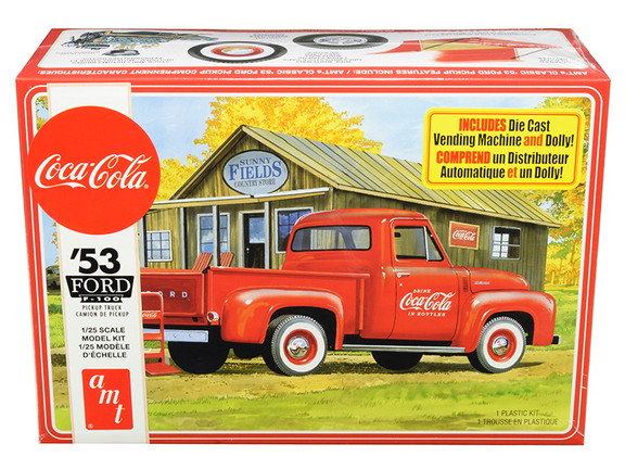 AMT AMT1144M  Skill 3 Model Kit 1953 Ford F 100 Pi...