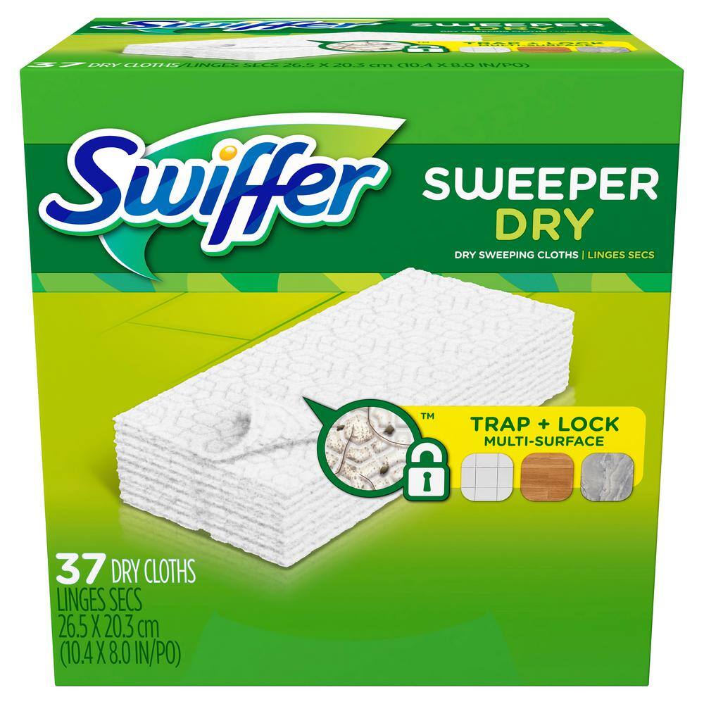 Swiffer Sweeper Dry Cloth Refills Unscented (37-Count) 003700082822