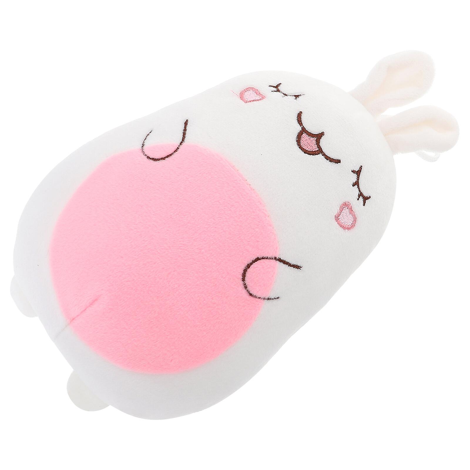 1pc Lovely Rabbit Throw Pillow Creative Rabbit Plush Doll Rabbit Plush Pillow