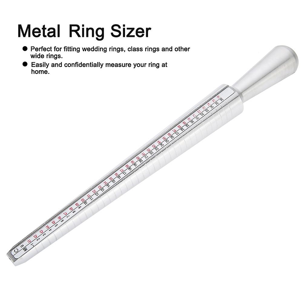 Finger Uk Ring Sizer Mandrel Sizing Measuring Stick Jewelry Size Measure Tool (ring Sizer)