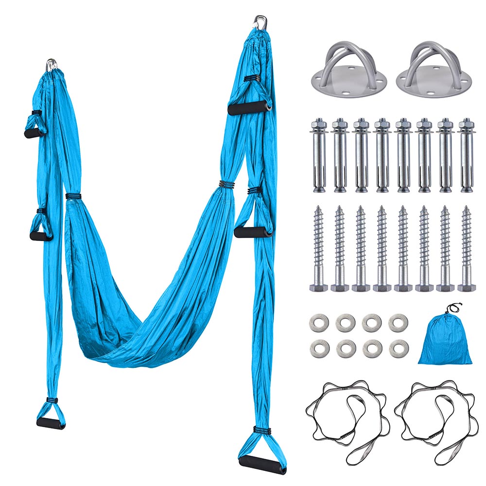 Yescom Yoga Swing Aerial Yoga Inversion Sling with Ceiling Hooks