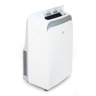 SPT 12000 BTU 8000 (DOE) BTU Portable Air Conditioner with Dehumidifier with Remote in WhiteSilver WA-S8001E