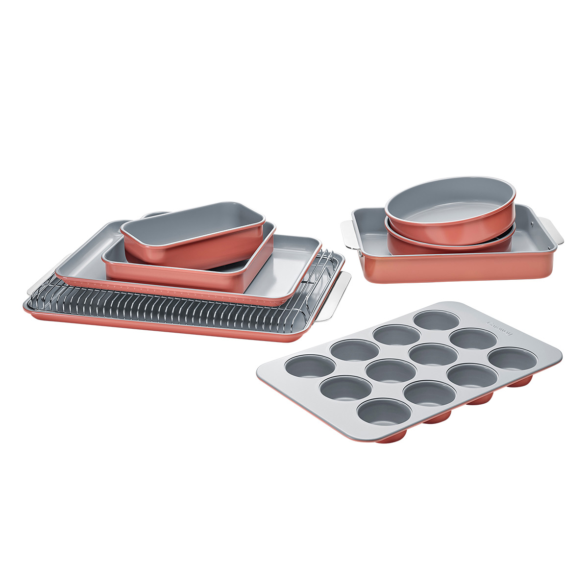 Caraway Home NonToxic NonStick 11Piece Bakeware Set