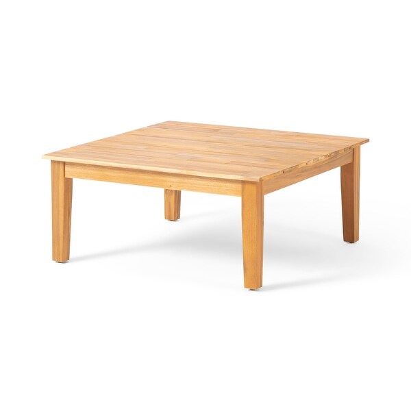 Loft Acacia Wood Outdoor Coffee Table by Christopher Knight Home