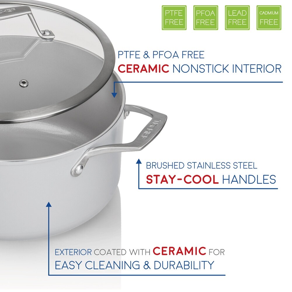 TECHEF CeraTerra   5 Quart Soup Pot with Cover