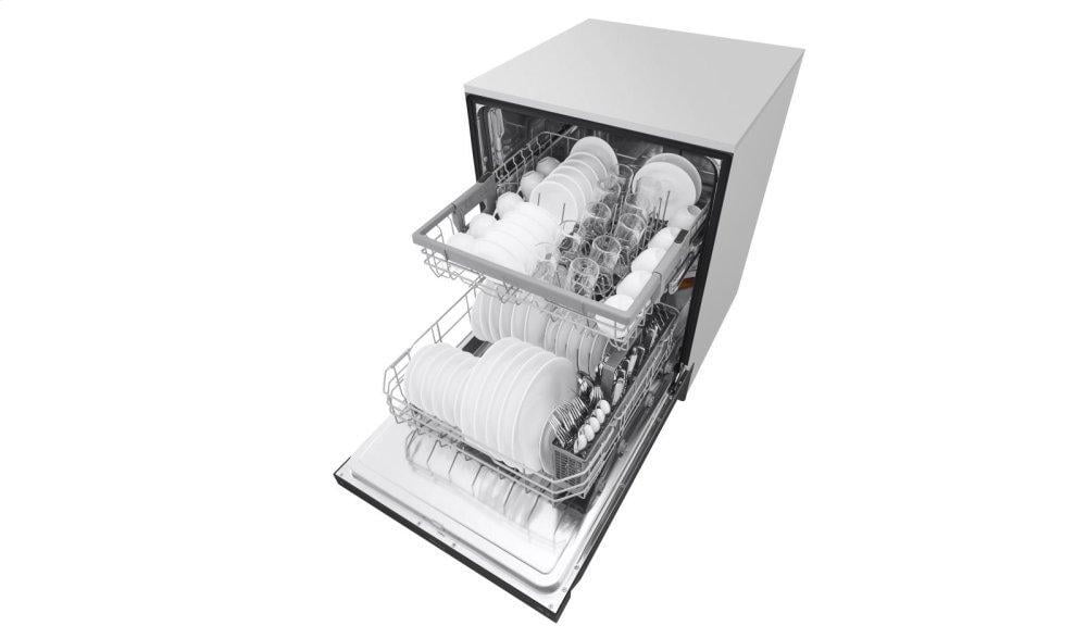 Lg LDF5545BB Front Control Dishwasher With Quadwash™ And Easyrack™ Plus