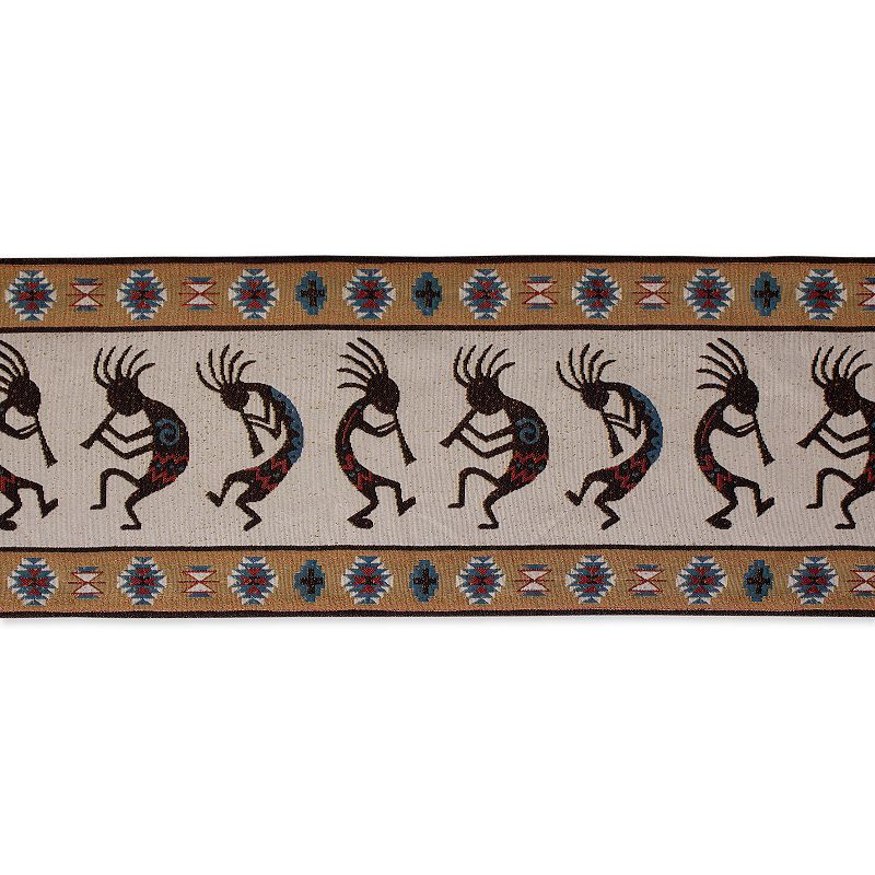 72 Rectangular Table Runner with Kokopelli Design