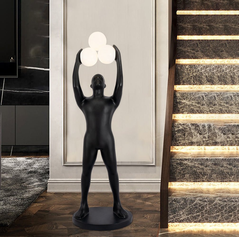 Enlightened Figure Sculptor Floor Lamp