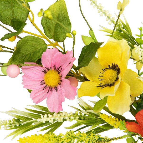 Poppy and Eucalyptus Spring Garland