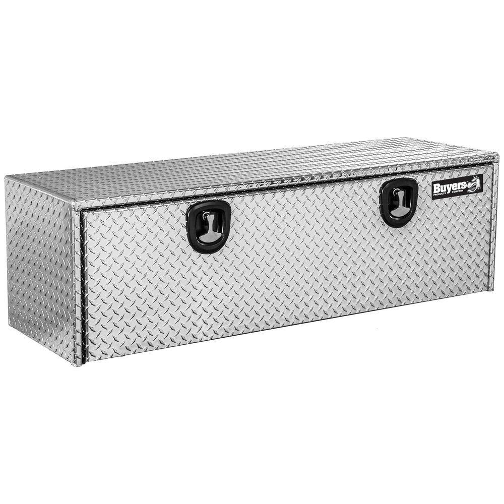 Buyers Products Company 18 in. x 24 in. x 48 in. Diamond Plate Tread Aluminum Underbody Truck Tool Box 1705120