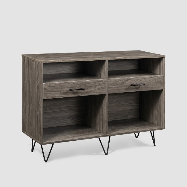 Modern Hairpin Leg Storage Console Table Saracina Home