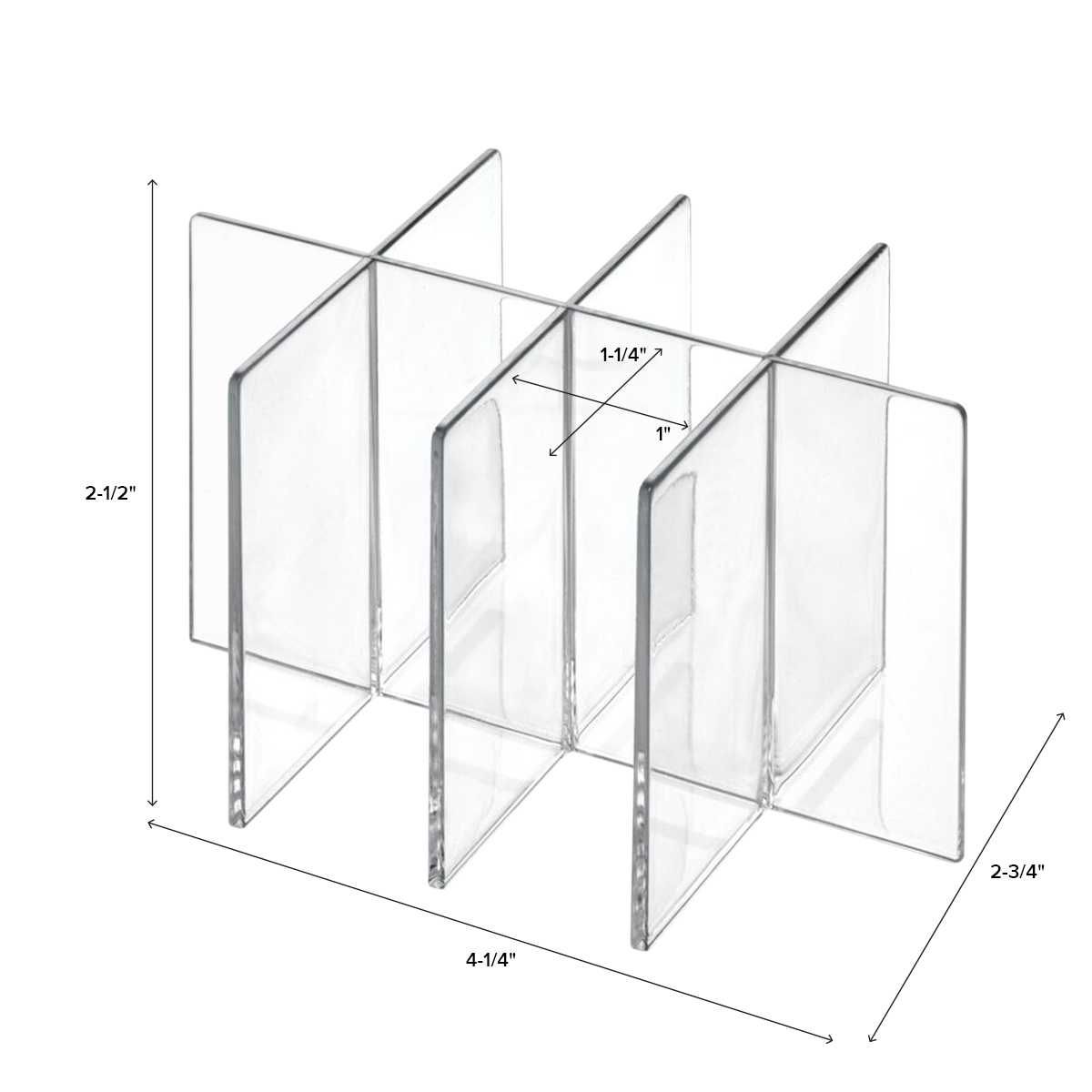 The Home Edit Clear Bin Dividers