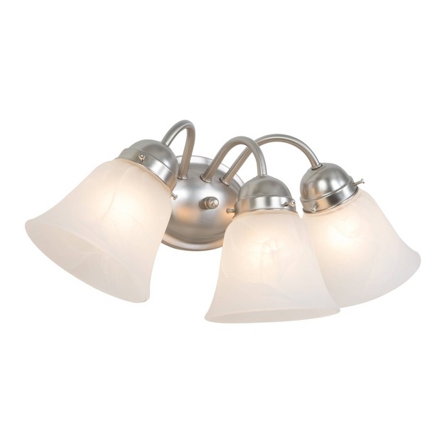 Yosemite 3 light Vanity Satin Nickel