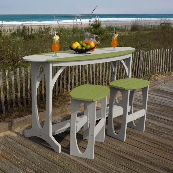 Shoreline Surfboard 3Piece Bar Height Balcony Set