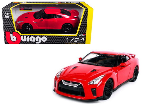 Bburago 2017 Nissan GT R R35 Red 1/24 Diecast Car ...