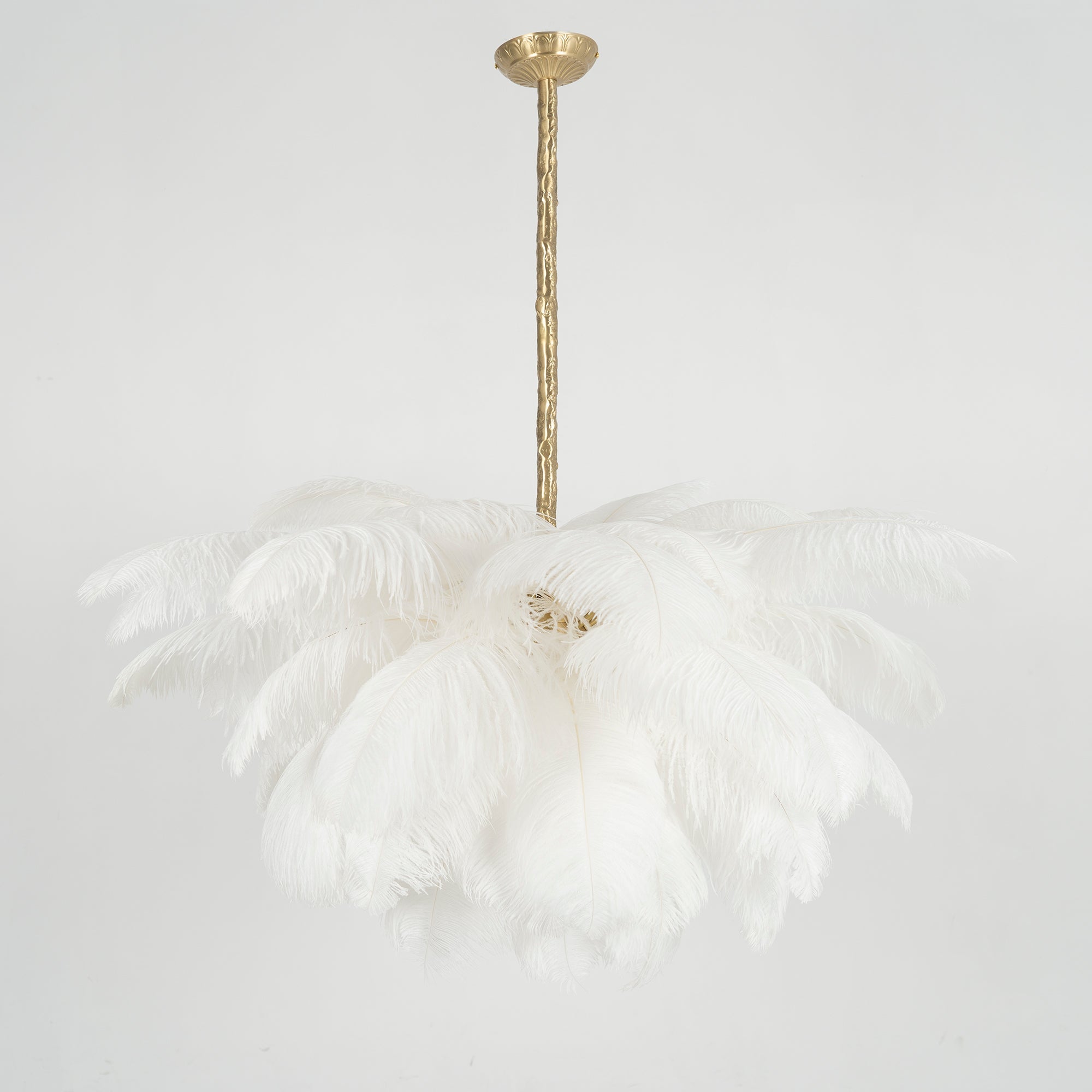 Ostrich Feather Chandelier