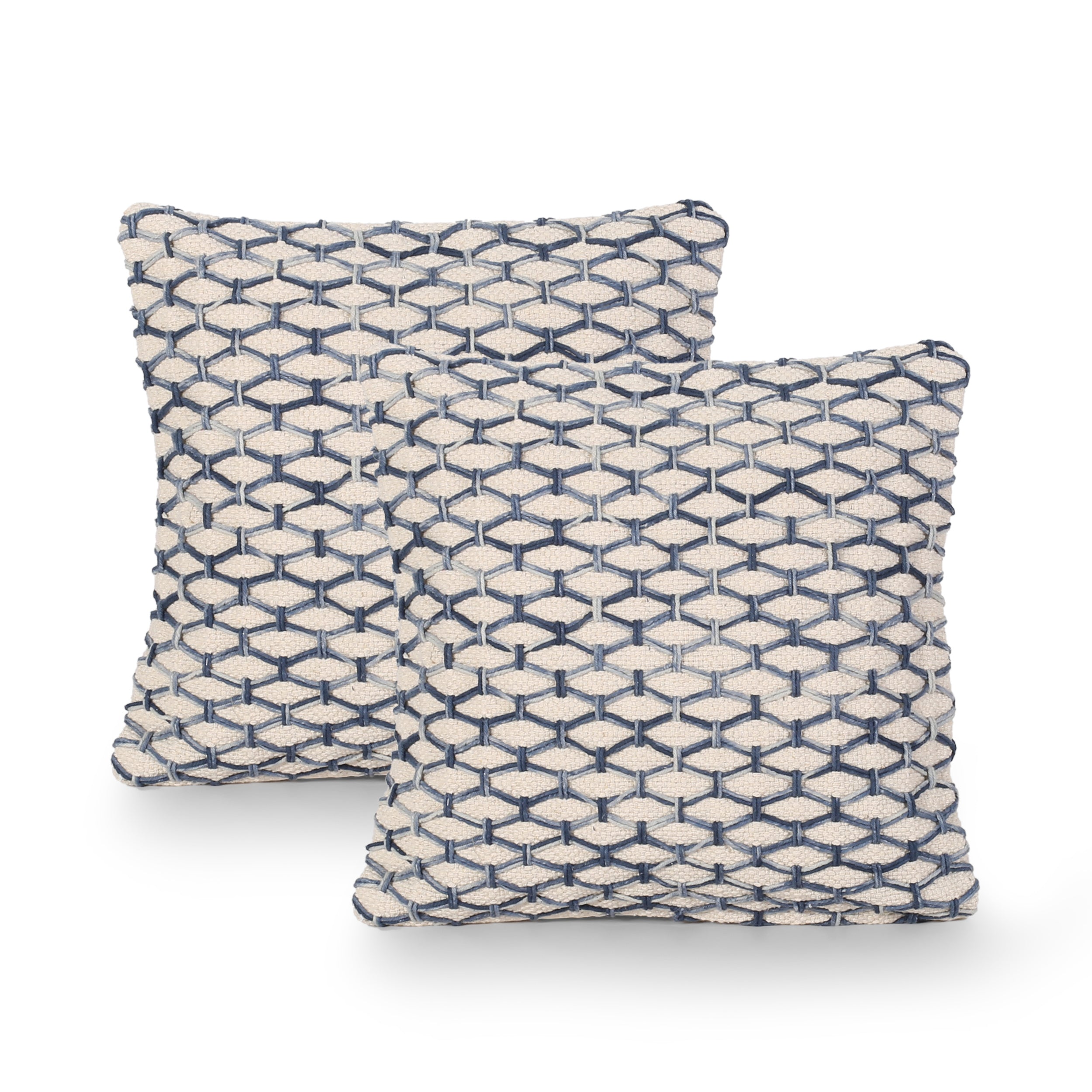 Jahari Boho Cotton Pillow Cover (Set of 2)