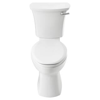 American Standard Edgemere 2-Piece 1.28 GPF Single Flush Right Height Elongated Toilet in White Seat Not Included 204AA105.020