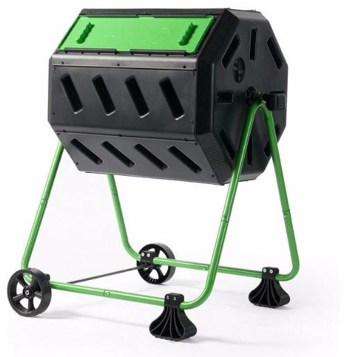 Tumbler 5 Cubic Ft Compost Bin for Home Composting with Heavy Duty Frame