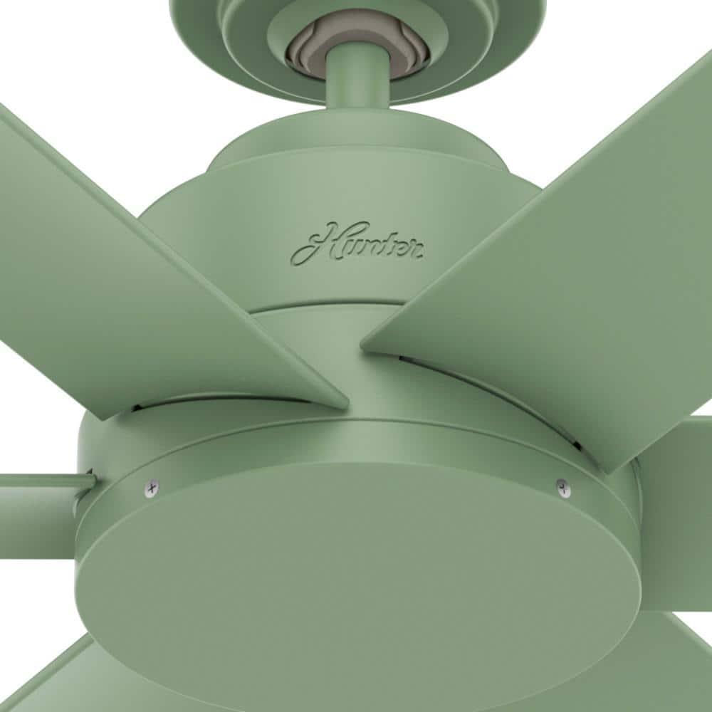 Hunter Kennicott 44 in IndoorOutdoor Dusty Green Ceiling Fan