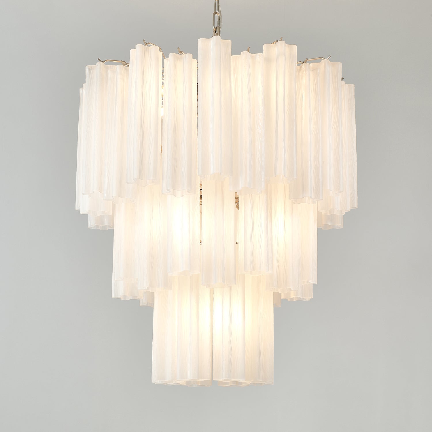 Frosted Glass Tubes Chandelier