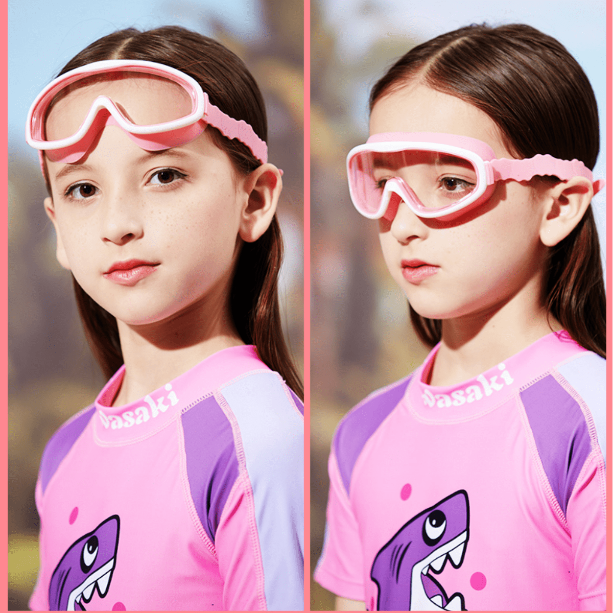 Swim Goggles - 3 Pack Swim Goggles Mask For Kids - Adjustable One Size Fits Most Juniors - No Leak  Frame for Kid Boys Girls and Early Teens Swimming - Designed To Fit Snugly Around The Eyes