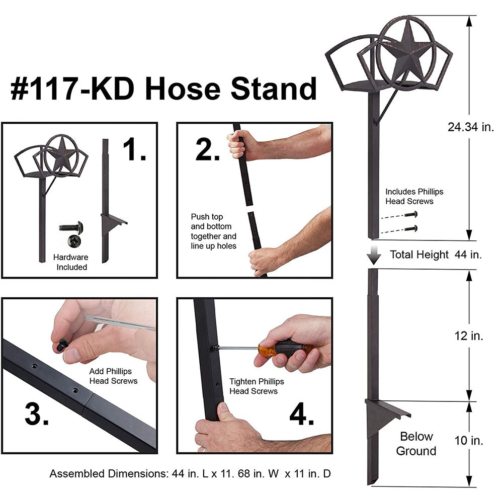 Liberty Garden Star Decorative Hose Stand