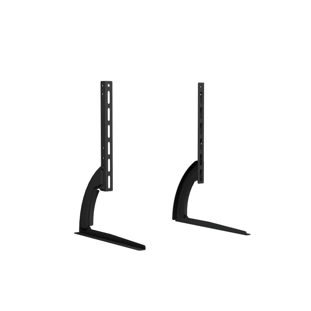 ProMounts Large Fixed Tabletop Low Profile TV Stand Mount Brackets for 13-70in. TVs up to 110 lbs. VESA 200x200 and 800x400 AMSF6401