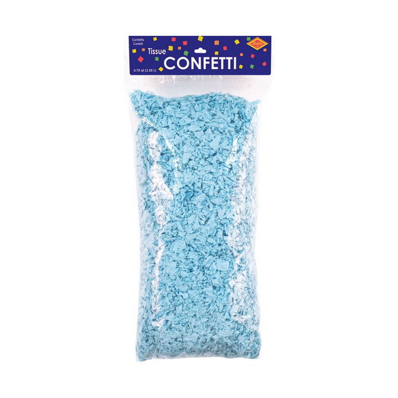 Beistle 59971 LB Tissue Confetti  lt blue